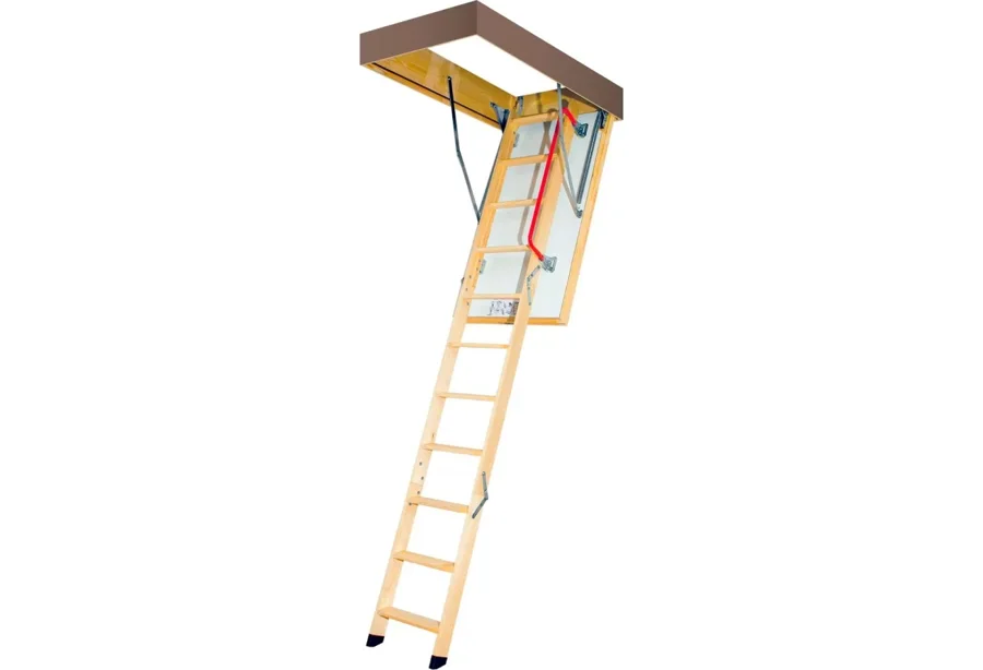 Лестница чердачная складная Факро LТK Thermo 60х120/280 (деревянная теплоизоляционная)