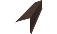 Планка конька односкатной кровли 160х160 Гранд Лайн 0,4 Цинк (2м)