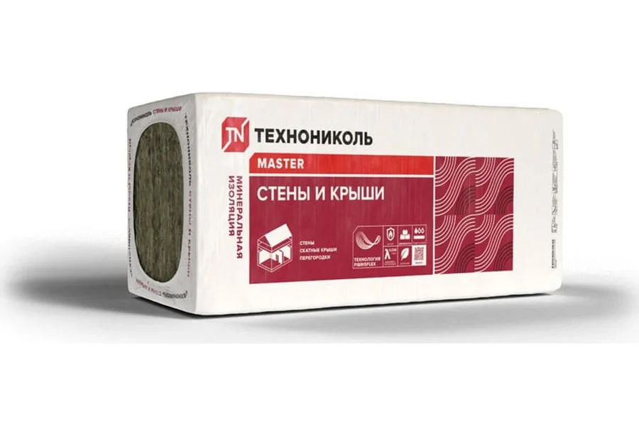 Утеплитель стены и крыши (ТН СВ 34) 1000х610х100 (4шт/пач, 2,44м2, 0,244м3, 44пач/пал)