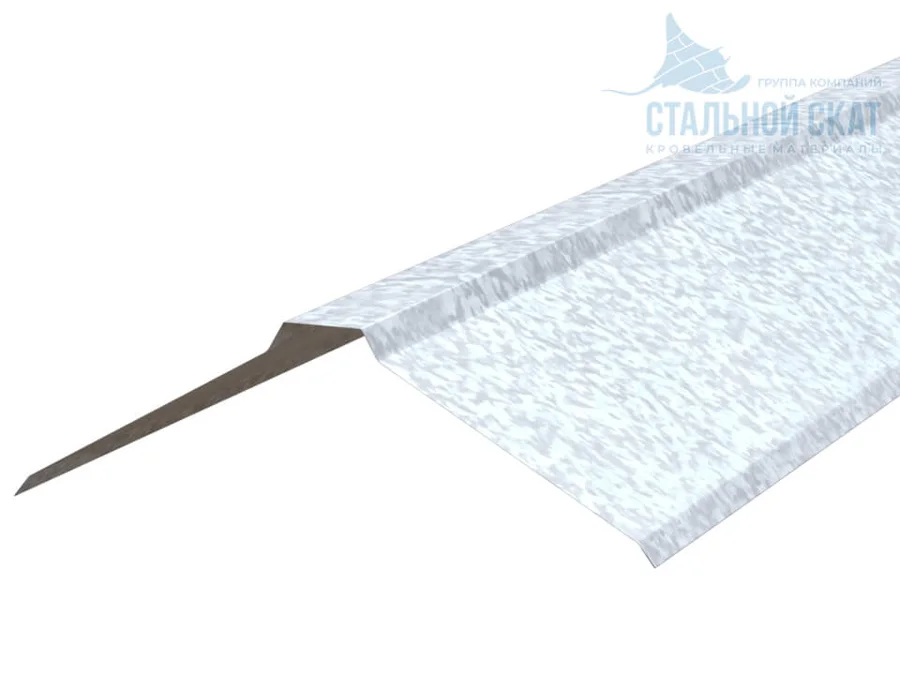 Планка конька плоского 150х150х2000 (ОЦ-01-БЦ-0.4)