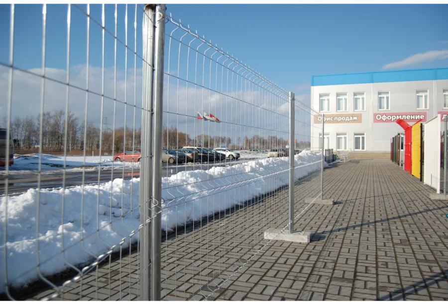 Панель временного ограждения Практик 1,74х3,1 Цинк