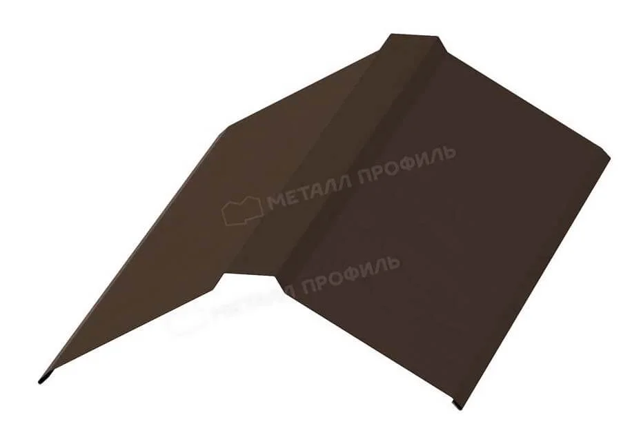 Планка конька плоского 120х120х2000 (Стилматт-20-8017-0.4)