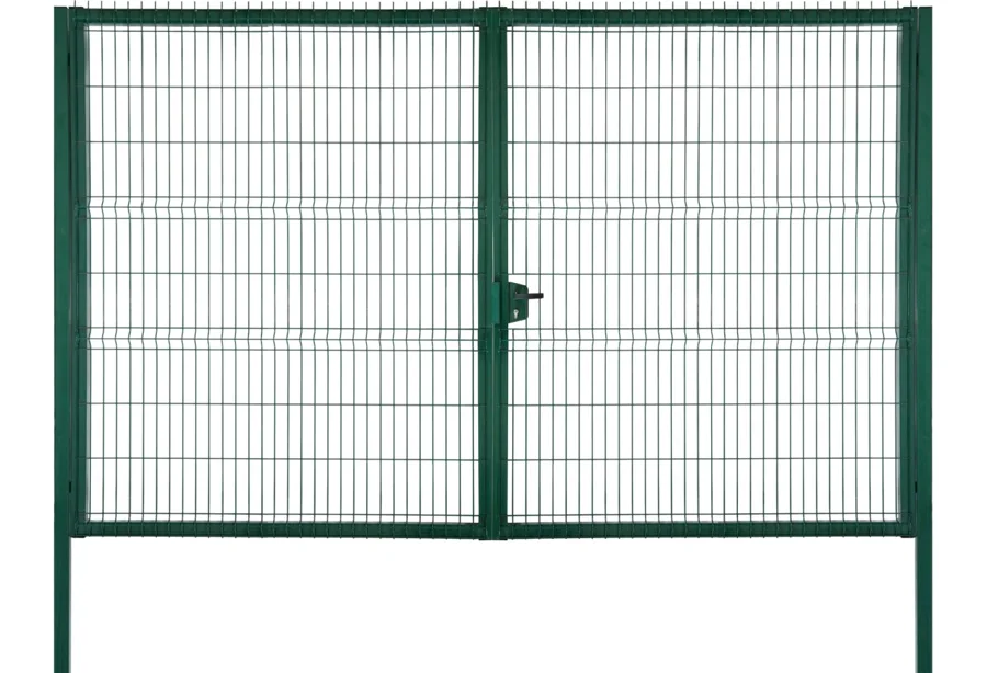Ворота Профи с замком 2,03х4,0 RAL 6005